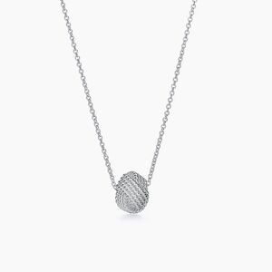 Tiffany and Co. Sterling Silver Knot Pendant